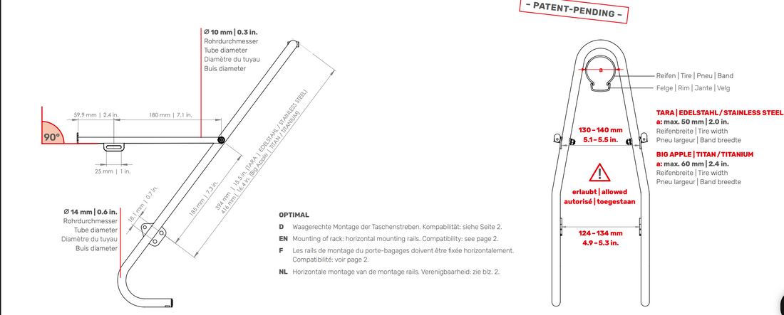 Priekinė bagažinė TARA